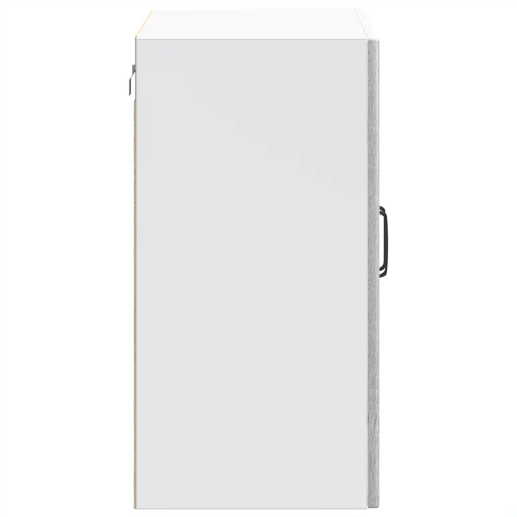 Pensile da Cucina con Porta in Vetro Lucca Grigio Sonoma 853853