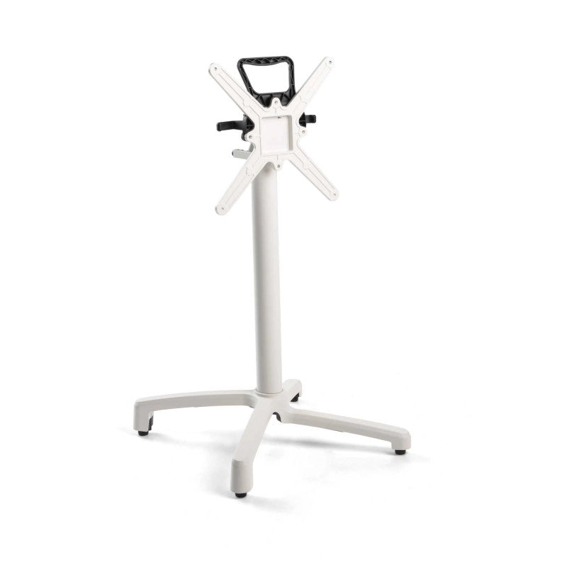 Base Tavolo Alluminio Ronan Autolivellante Ribaltabile Impilabile Cm 67x67h72