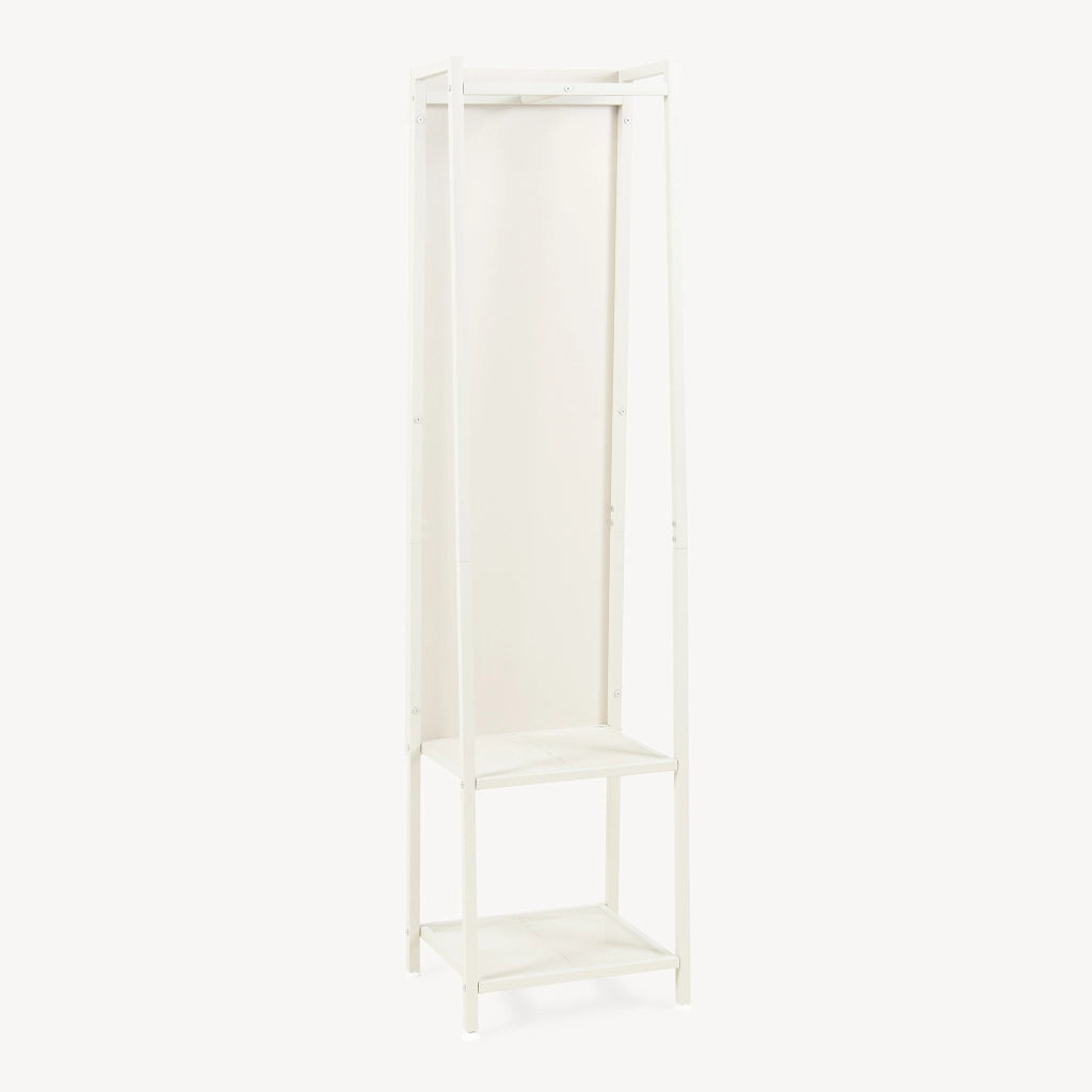 Specchio da Terra Klilbojle con Appendiabiti 160 x 40 x 35 cm - Avena Oatmeal [en.casa]
