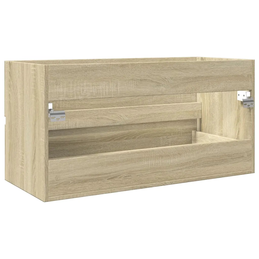 Mobile Lavabo Rovere Sonoma 90x38,5x45 cm in Legno Multistrato 849638