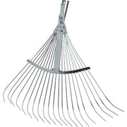 SCOPA GIARDINO A VENTAGLIO 863 AGEF  ACCIAIO ZINC CM 50/63X53 O.CONICO D.TONDI MM 26