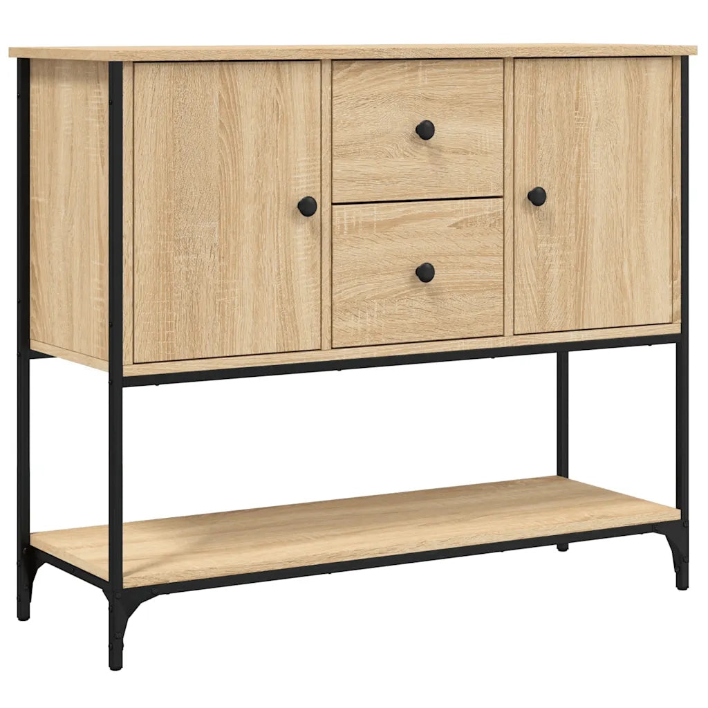 Credenza Rovere Sonoma 100x36x85 cm in Legno Multistrato 835555