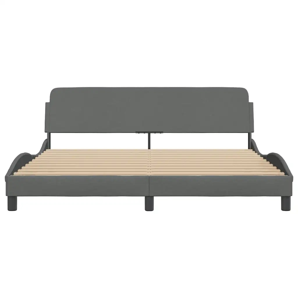 Giroletto Dover Grigio Scuro 180x200 cm Tessuto 373226