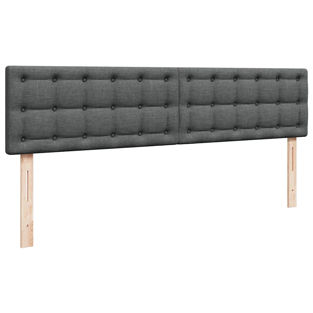 Struttura Letto Pouf con Materasso 160x200 cm in Tessuto 3312486