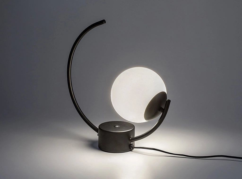 Lampada da tavolo Rabalux Mesiro nera/bianca E14 25W