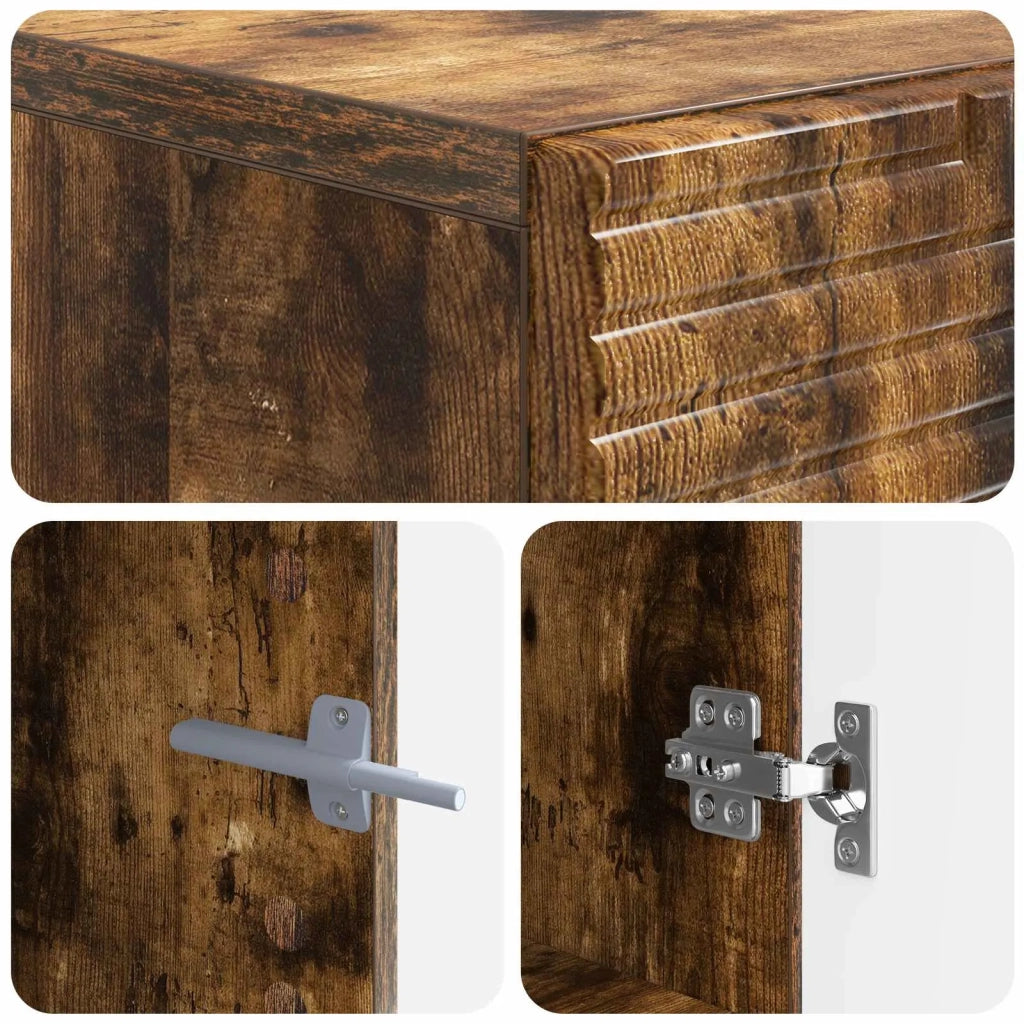 Mobile TV Rovere Fumo Legno ingegnerizzato 896900