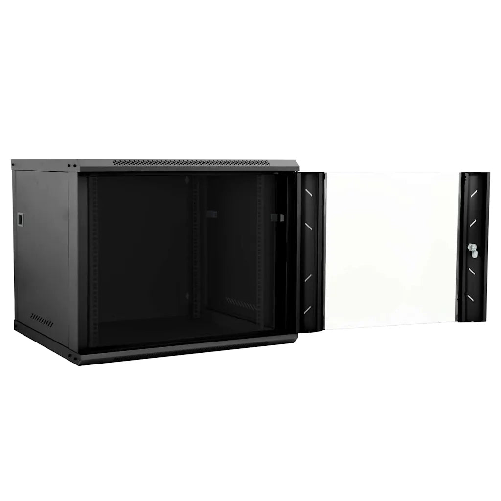 vidaXL Armadietto di rete Nero 60 x 60 x 50 cm Acciaio