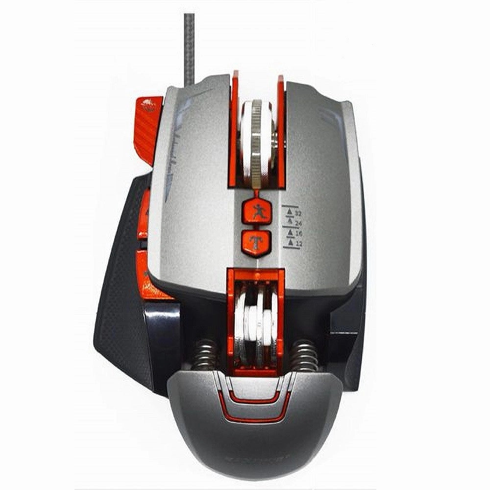 Trade Shop - Mouse Gaming Rgb Multicolor Con Filo Tasti 8000 Dpi Usb Per Pc Notebook M-rgb02 -