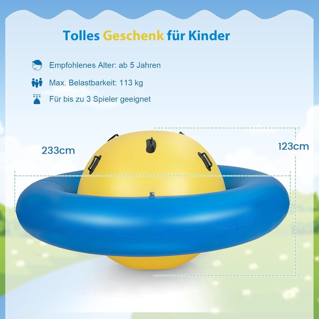 Palla gonfiabile da arrampicata per bambini, pallina gonfiabile per arrampicata, telaio da arrampicata con 6 maniglie, cupola da arrampicata fino a 3 bambini, portata fino a 113 kg, per bambini
