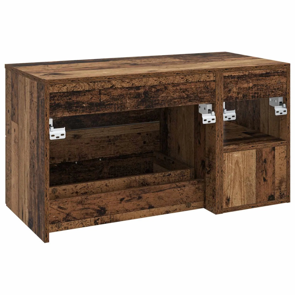 Set di mobili per il bagno 2 pcs Legno antico 3403942