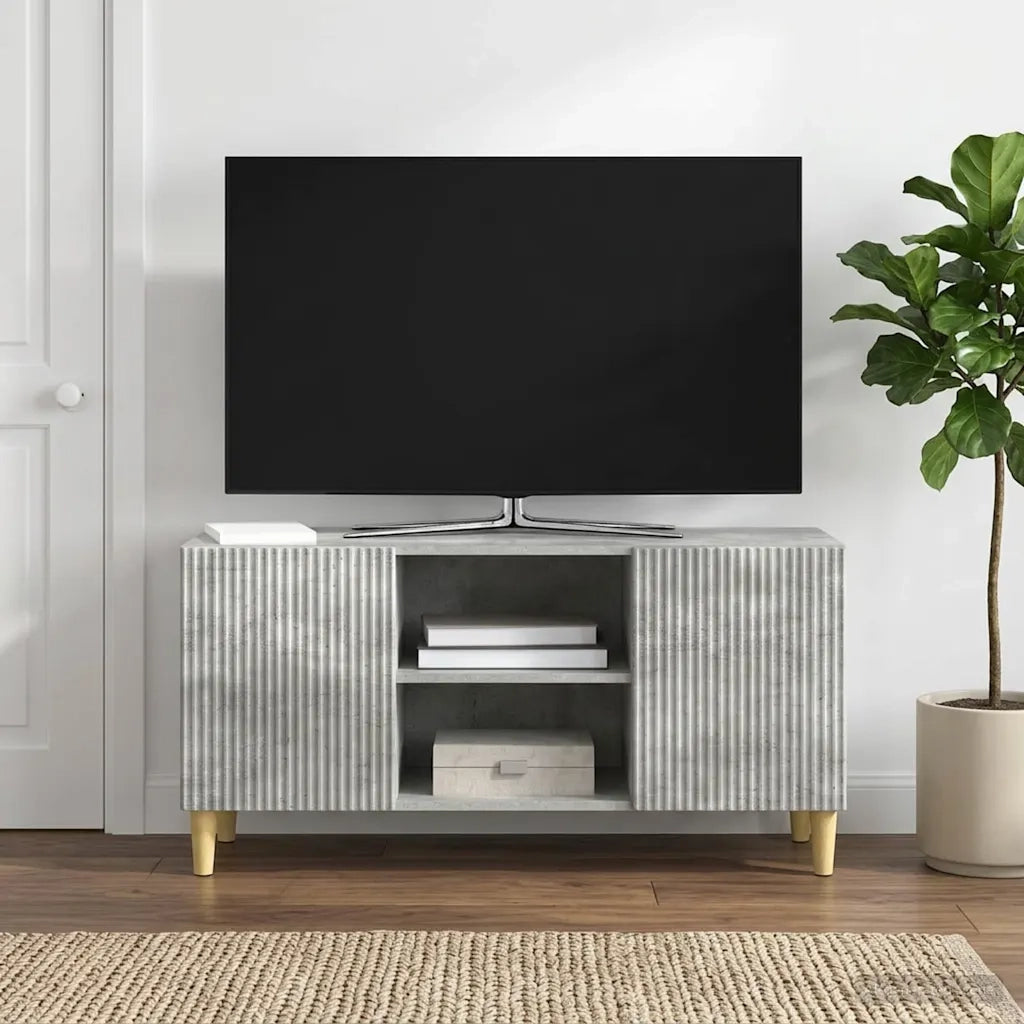 Mobile TV Grigio Cemento 102 x 34,5 x 50 cm 894698