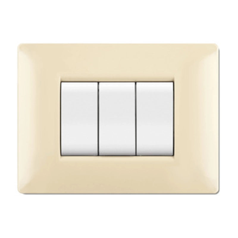 PLACCA LIFE Q LIVING PLAST AVORIO                4P