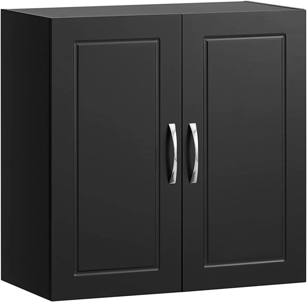 Armadietto pensile da bagno Mobile da parete per il cucina con due ante bianco L60*P30*A60 cm FRG231-W