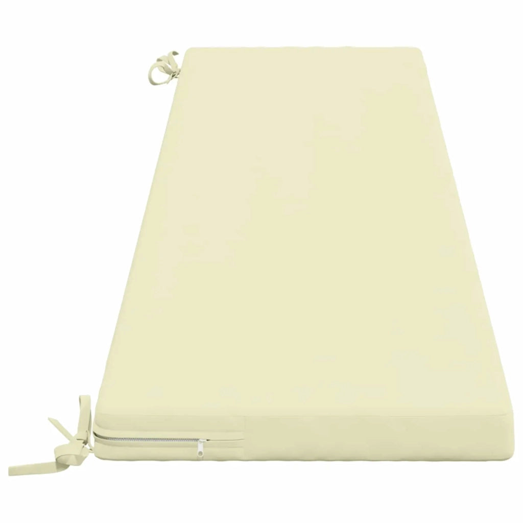 Cuscini per Panchina a 2 Pezzi SOEST 2 pz 100% Poliestere Crema 949173
