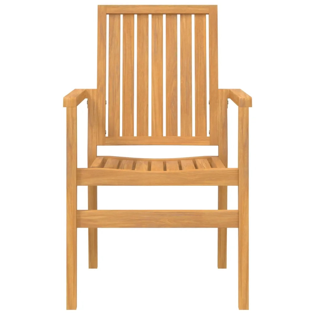 Set da Pranzo da Giardino 7 pz in Legno Massello di Teak