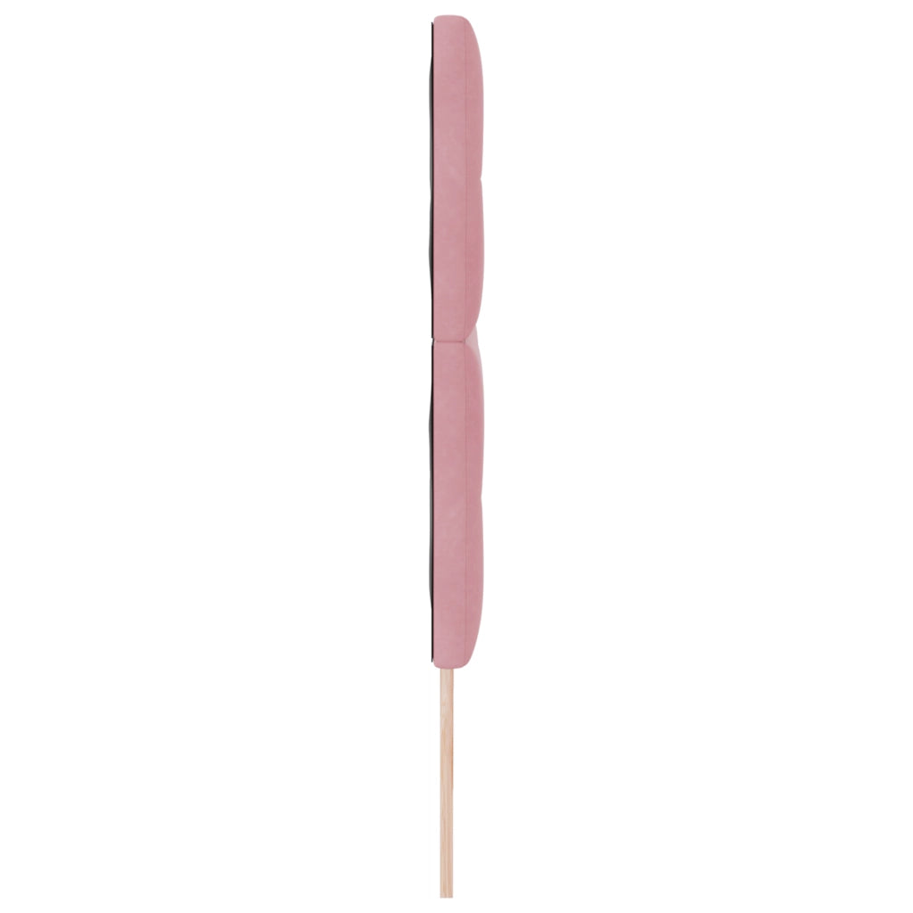 Testiera LED  Rosa 90 cm Velluto
