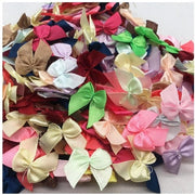 Mini linte satinee, 200 pezzi, 2,5 cm, a doppia faccia, per attività di DIY, scrapbooking, accessori per capelli, cappelli.