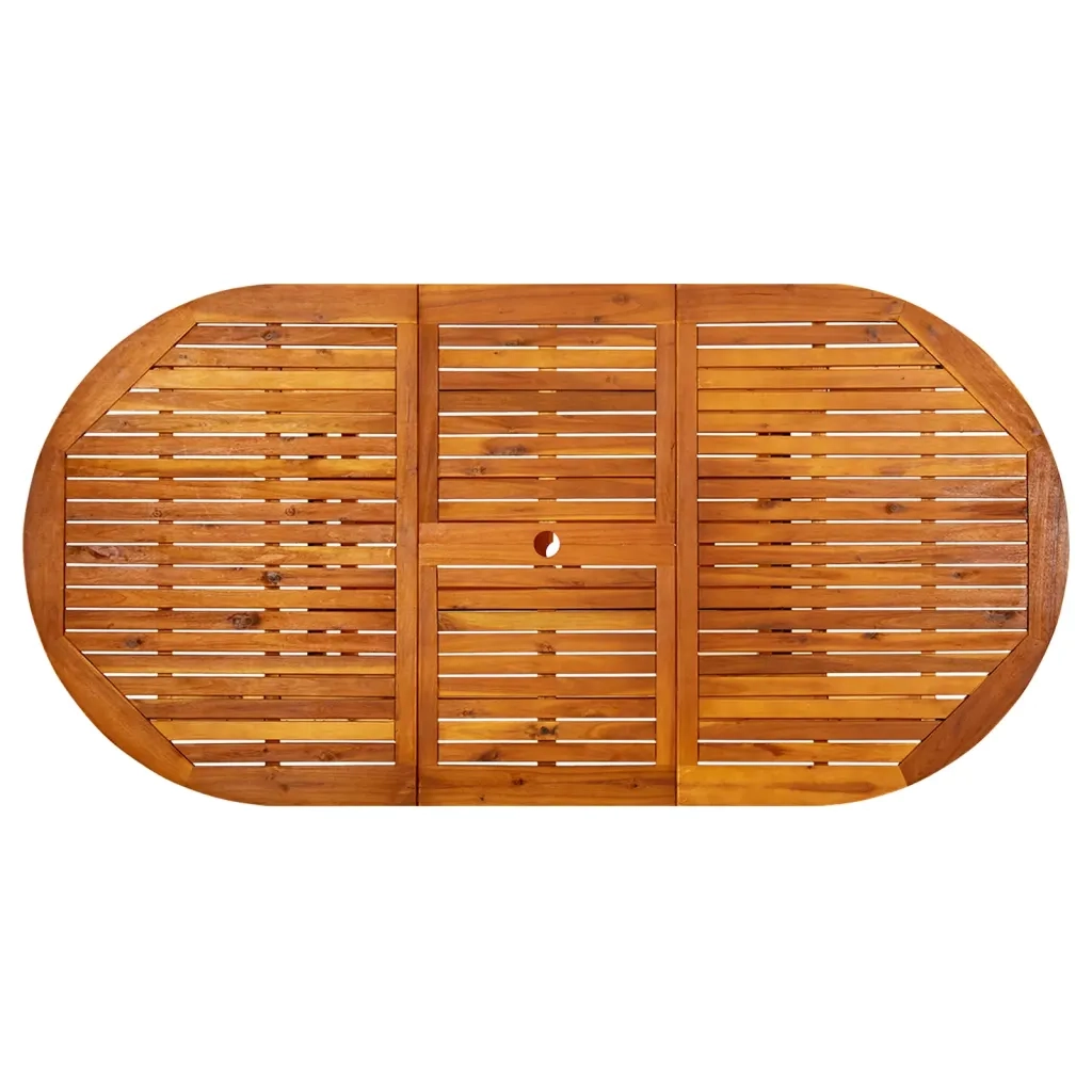 Tavolo da Giardino (150-200)x100x75 cm in Legno di Acacia 41818