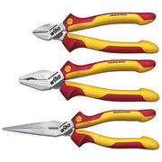 Wiha 38637 Industrial electric Set di pinze 3 pezzi isolamento 1000 V AC colore Rosso Giallo