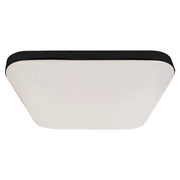 Plafoniera LED quadrata 33cm 16W con sensore Nero Milagro