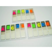 Trade Shop - Set 3 Pacchi Linguette Segna Pagina Lettere Autoadesive Auto Adesive Adesivi -