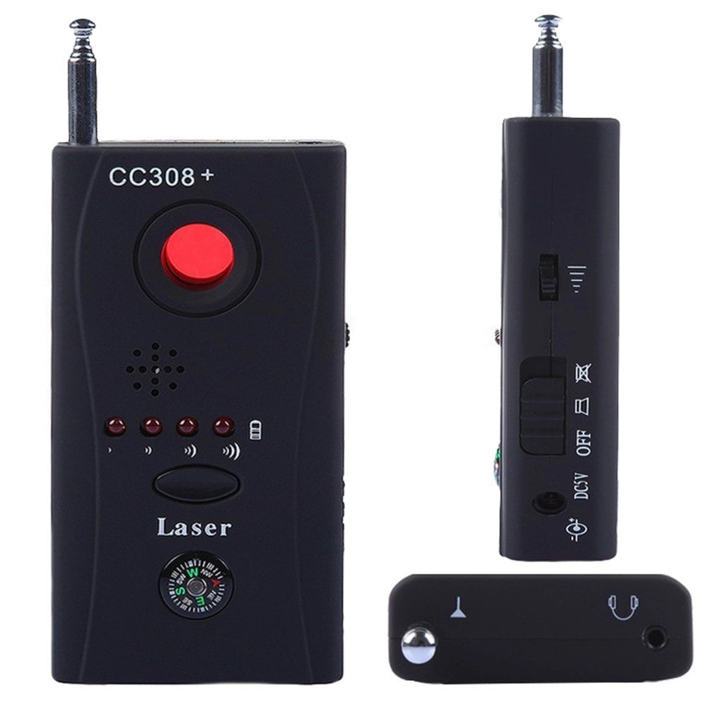 Trade Shop - Rilevatore Microspie Segnali Wireless 1.2 G 2.4 G Rilevatore Infrarossi Cc308+ -