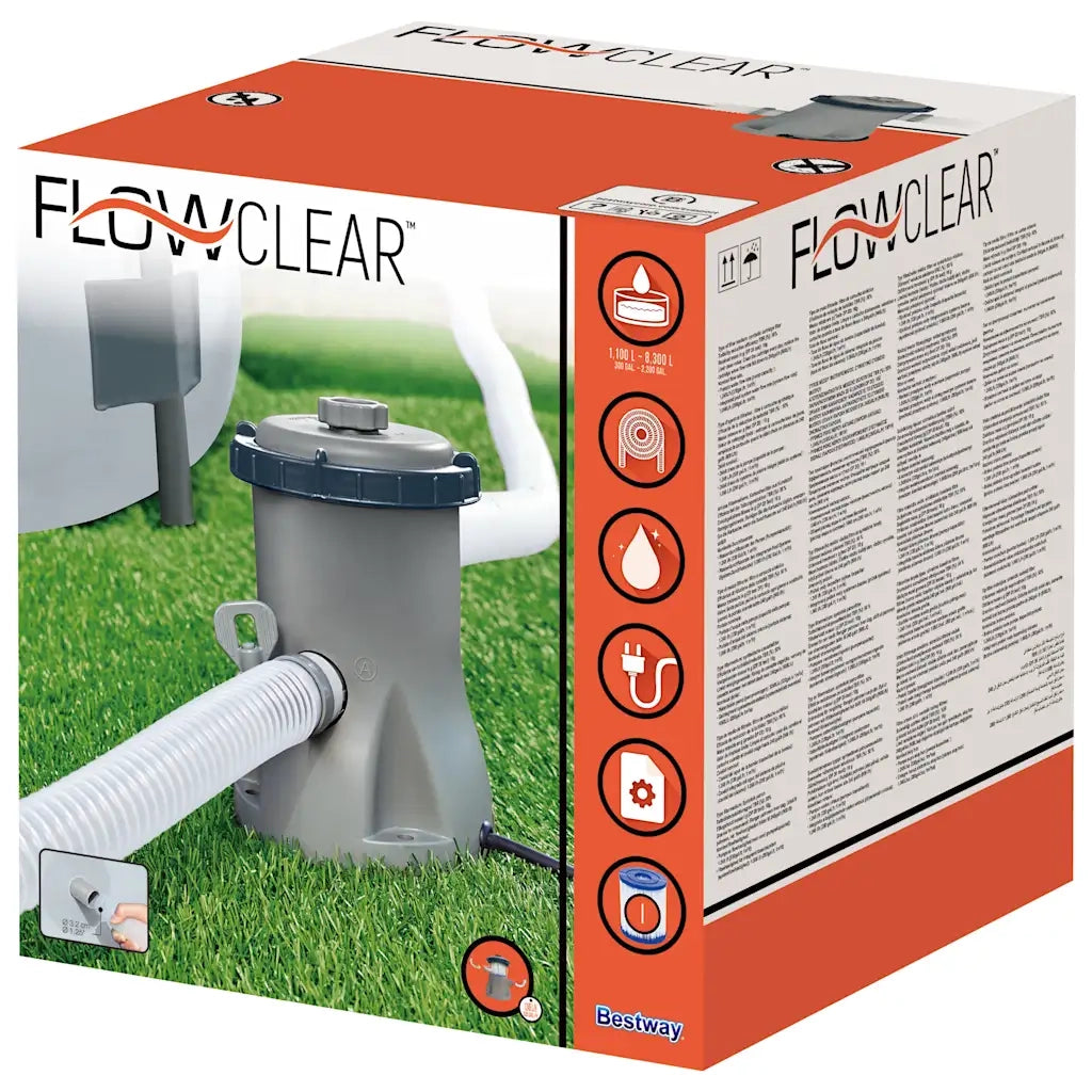 Bestway Piscina Flowclear 1249 L con Pompa Filtro 92871