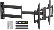 Supporto per schermo da parete lungo 813 mm per la maggior parte delle TV da 37 a 75 pollici, braccio universale lungo, supporto per schermo da parete angolare con funzione di inclinazione e rotazione, fino a 45 kg, massimo VESA 600 x 400.