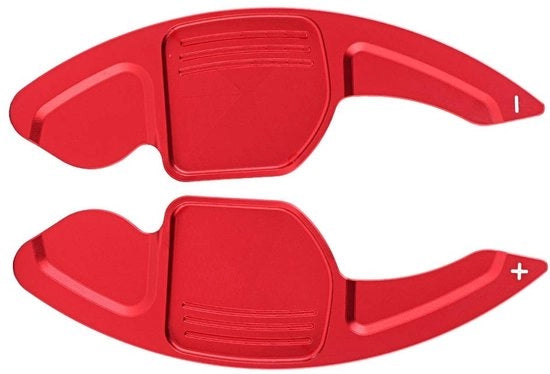Set di pedali di accellerazione in alluminio - manubrio - pedali di cambio - set da 2 - compatibile con A3/A4L/A6L/SQ5/RS3/6/Q3/5/7 - interruttore di accensione