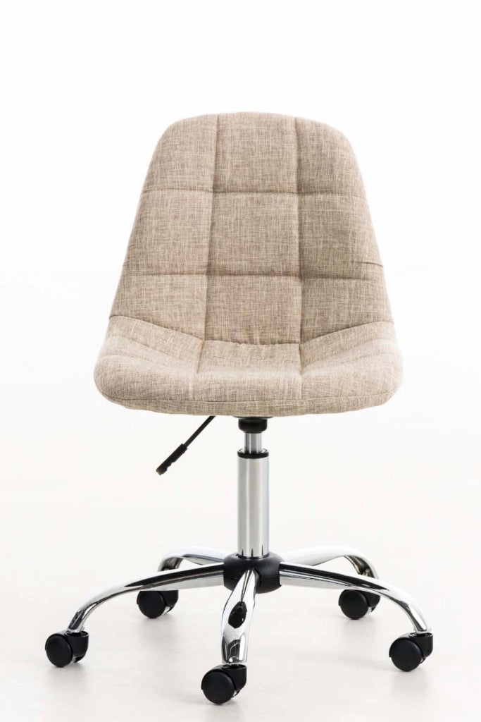 Sedia da ufficio Emil tessuto crema
