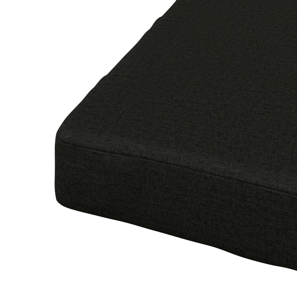Cuscini per Sedia in 4 Pezzi SOEST 4 pz 100% Poliestere Nero 944447