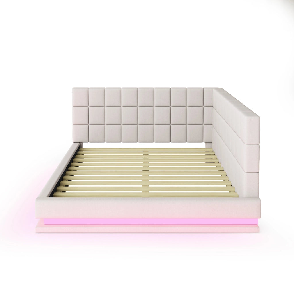 Divano letto multifunzione lino 160x200 cm