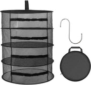 Afdruiprek percolatore 4 livelli - Opvouwabile - Afdruiprek per erbe/piante - Set di rete in tessuto - Ideale per agricoltori/nurseri - Stabilità al pieno carico - Disidratatore per piante