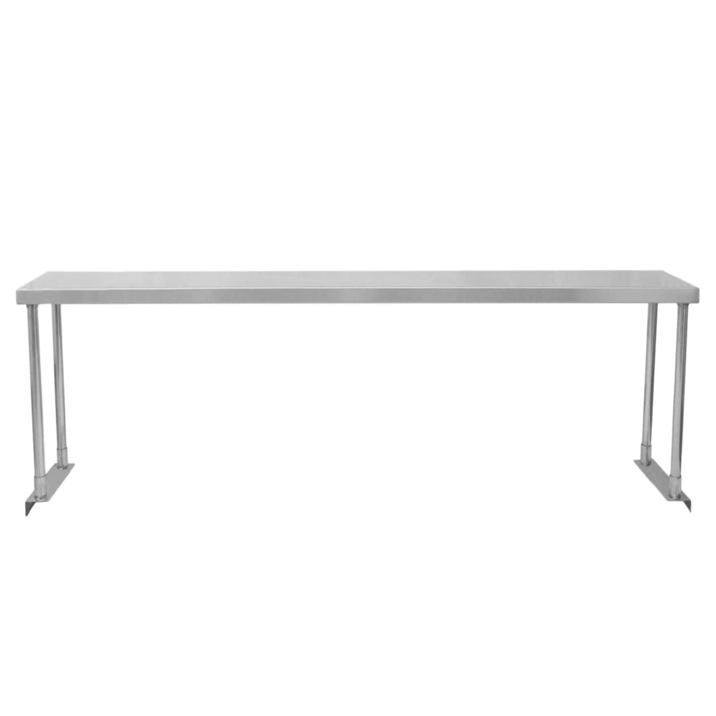 Ripiano con Mensole da Cucina Ristorante, Acciaio Inossidabile Resistente alla Corrosione per - Sigola - 180cm