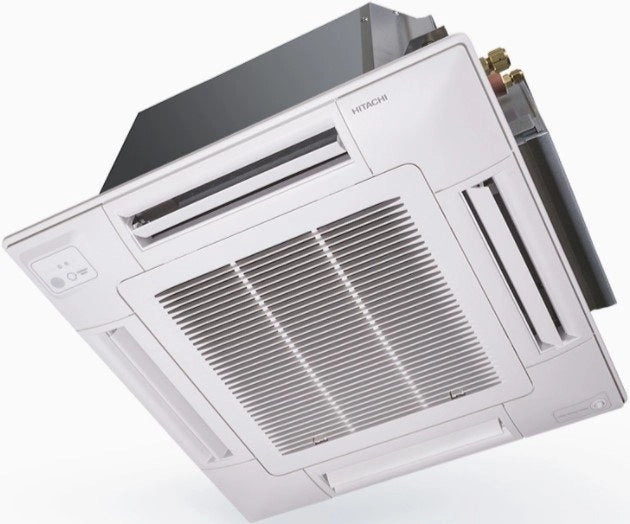 Climatizzatore Condizionatore Hitachi a Cassetta 4 Vie Inverter 9000 Btu RAI-25RPE R-32 Wi-Fi Optional con Griglia Inclusa - Novità