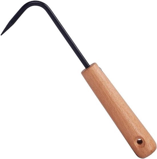 Herramienta per giardinaggio - Lotta alle erbacce - Progettata ergonomicamente - Manico in legno - Herramienta per bonsai - Utensile manuale - Cultivatore da giardino - Adatto per il giardinaggio - Colore assortito.
