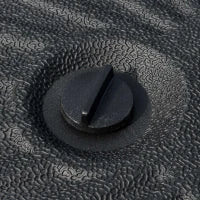Base per Ombrellone da Giardino con Palo Centrale Φ3.8cm e 4.8cm, HDPE Nero