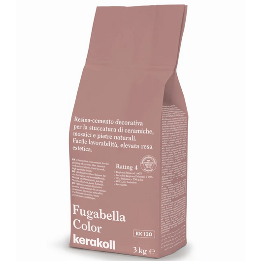 Stucco ibrido piastrelle fugabella impermeabile resistente confezione 3 kg *** colore- kk 130, confezione 1