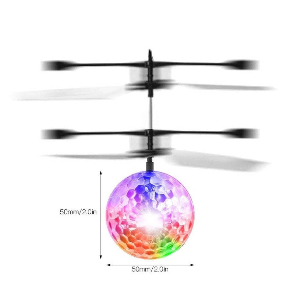 Trade Shop - Gioco Palla Sfera Volante Giocattolo Mini Elicottero Aircraft Luminoso Flying -