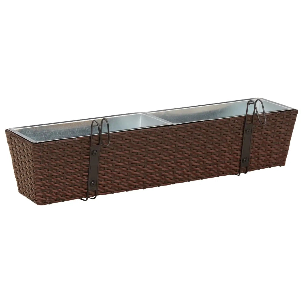Ringhiera 2 pz 80 x 17 x 17 cm Metallo CFW8683822