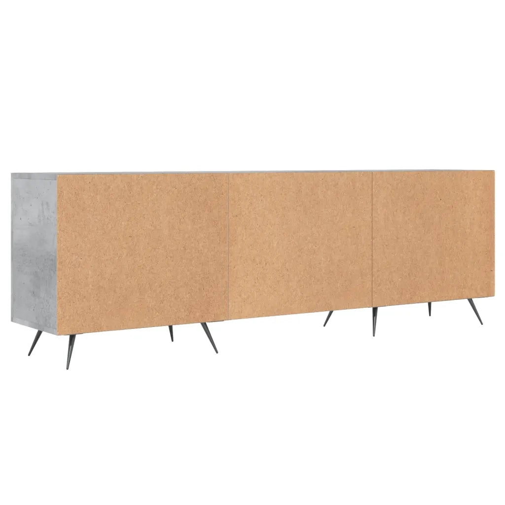 Mobile Porta TV-Mobile per TV-Credenza TV Grigio Cemento 150x30x50cm in Legno Multistrato 789387