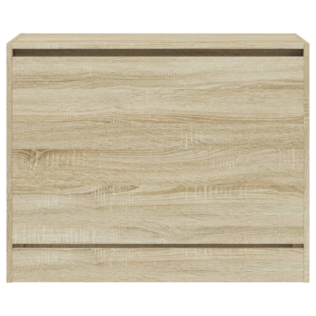 Scarpiera mobiletto portascarpe mobile per ingresso/corridoio/soggiorno legno Sonoma 80 x 34 x 63 cm marrone legno ingegnerizzato 02_0021733