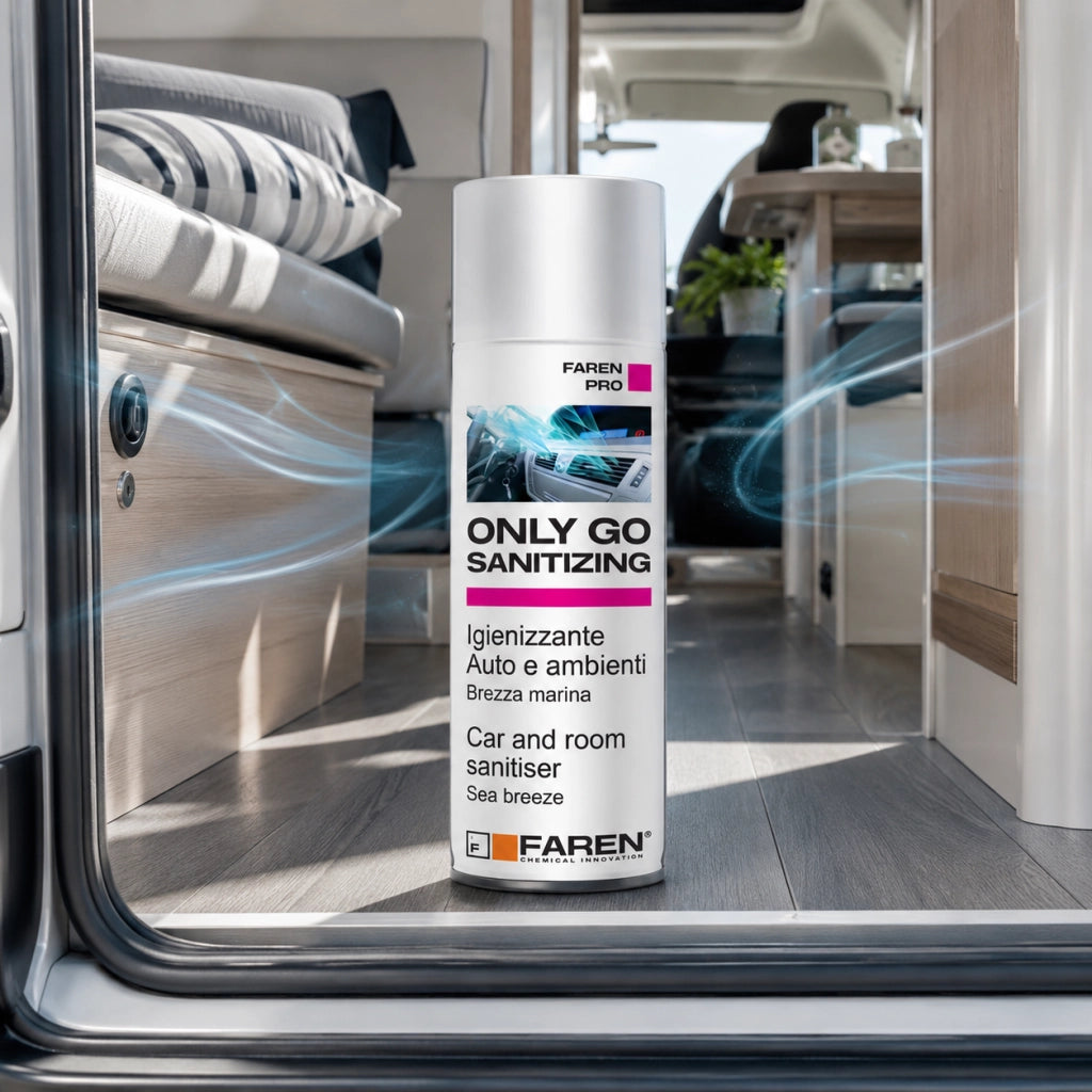 Faren only go sanitizing spray igienizzante per auto e ambienti 200 ml 12 pezzi