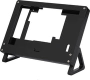 Supporto di Protezione per LCD in Acciaio Inossidabile, Nero, con Funzione di Dampening per Schegge e Urto.