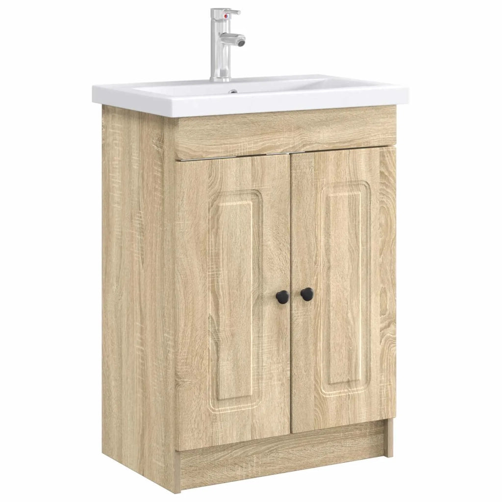 Mobiletto da bagno sotto il lavello Rovere Sonoma 890006