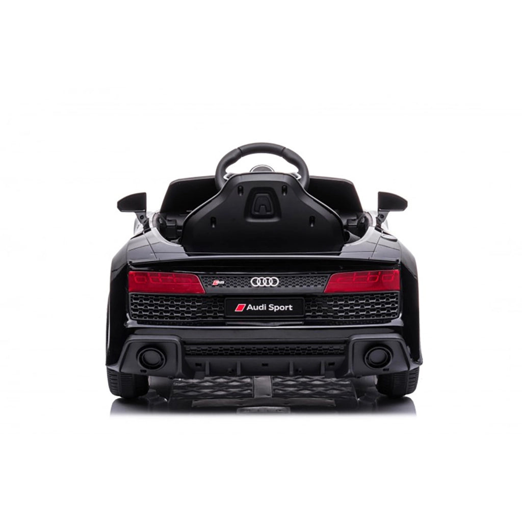 Macchina Elettrica per Bambini 12V Licenza Ufficiale New Audi R8 Spyder con Telecomando e Sedile in pelle Nero
