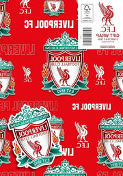 Papier da Regalo 2 Fogli 2 Etichette - Liverpool FC