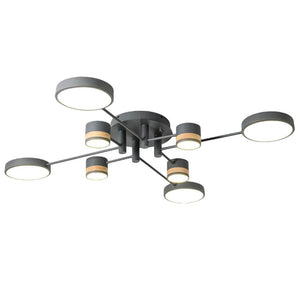 Lampada Da Soffitto Grey Grigia APP528-8C