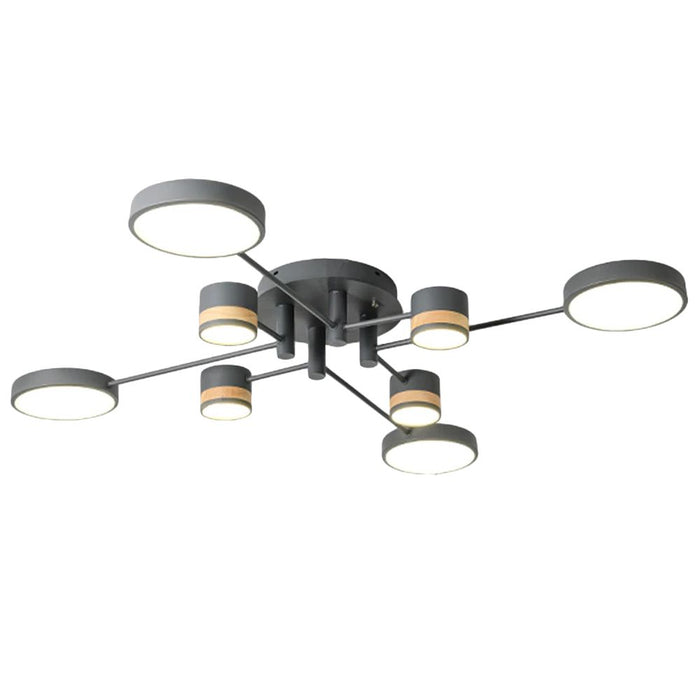 Lampada Da Soffitto Grey Grigia APP528-8C
