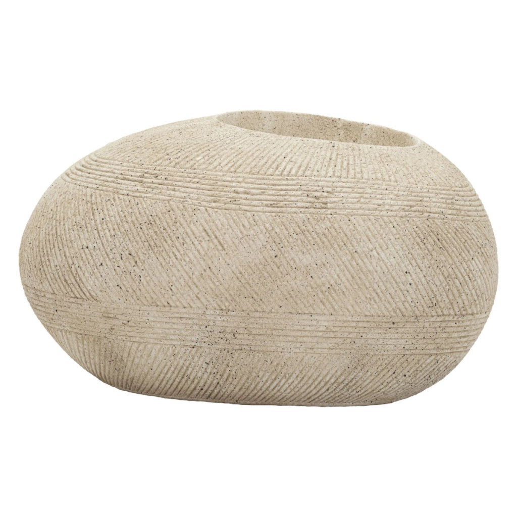 Vaso Decorativo VKH1045, Grigio, Poliresina, 54,5x42,5x30 cm